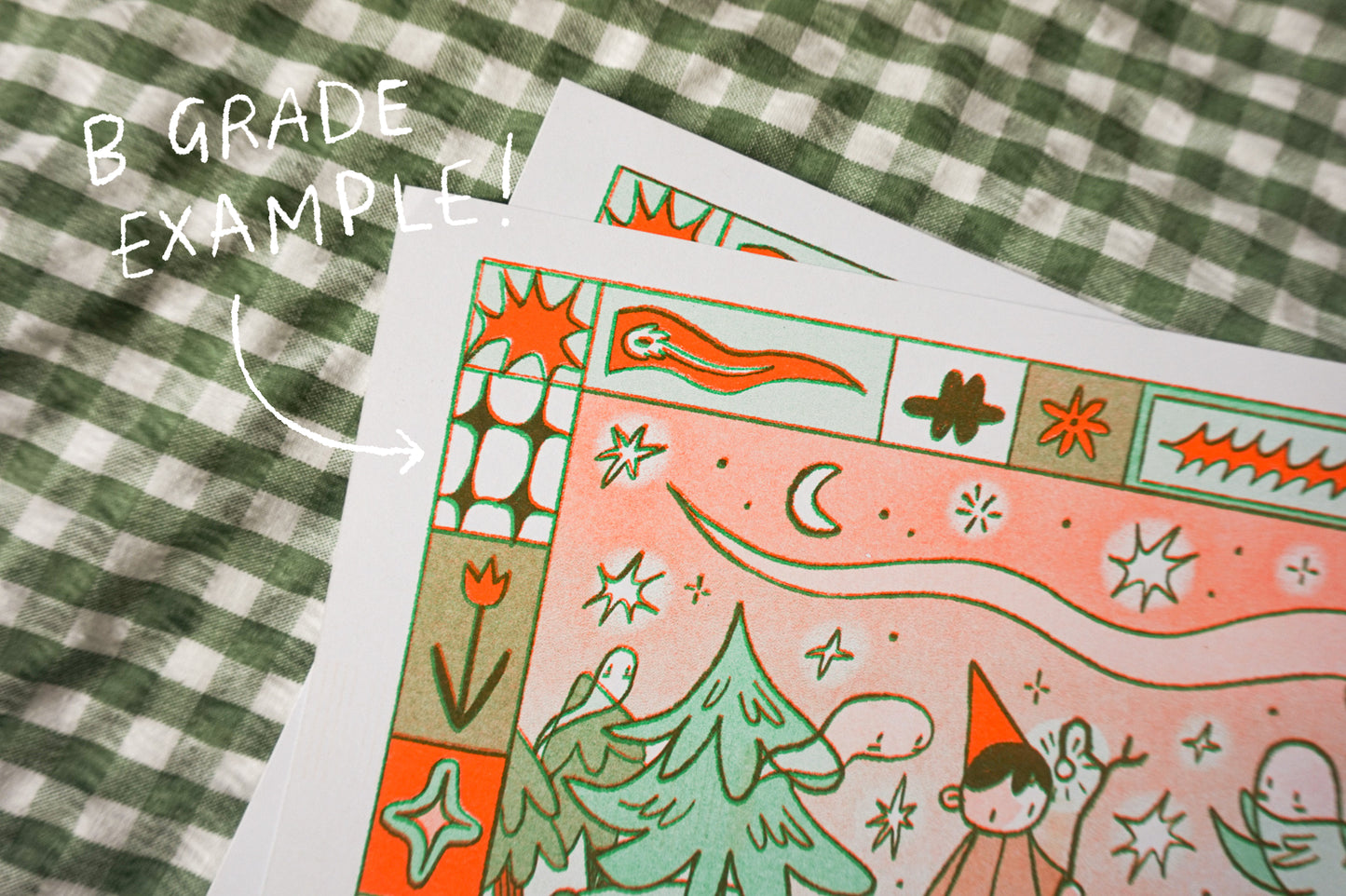 Spirit Forest - Risograph Print