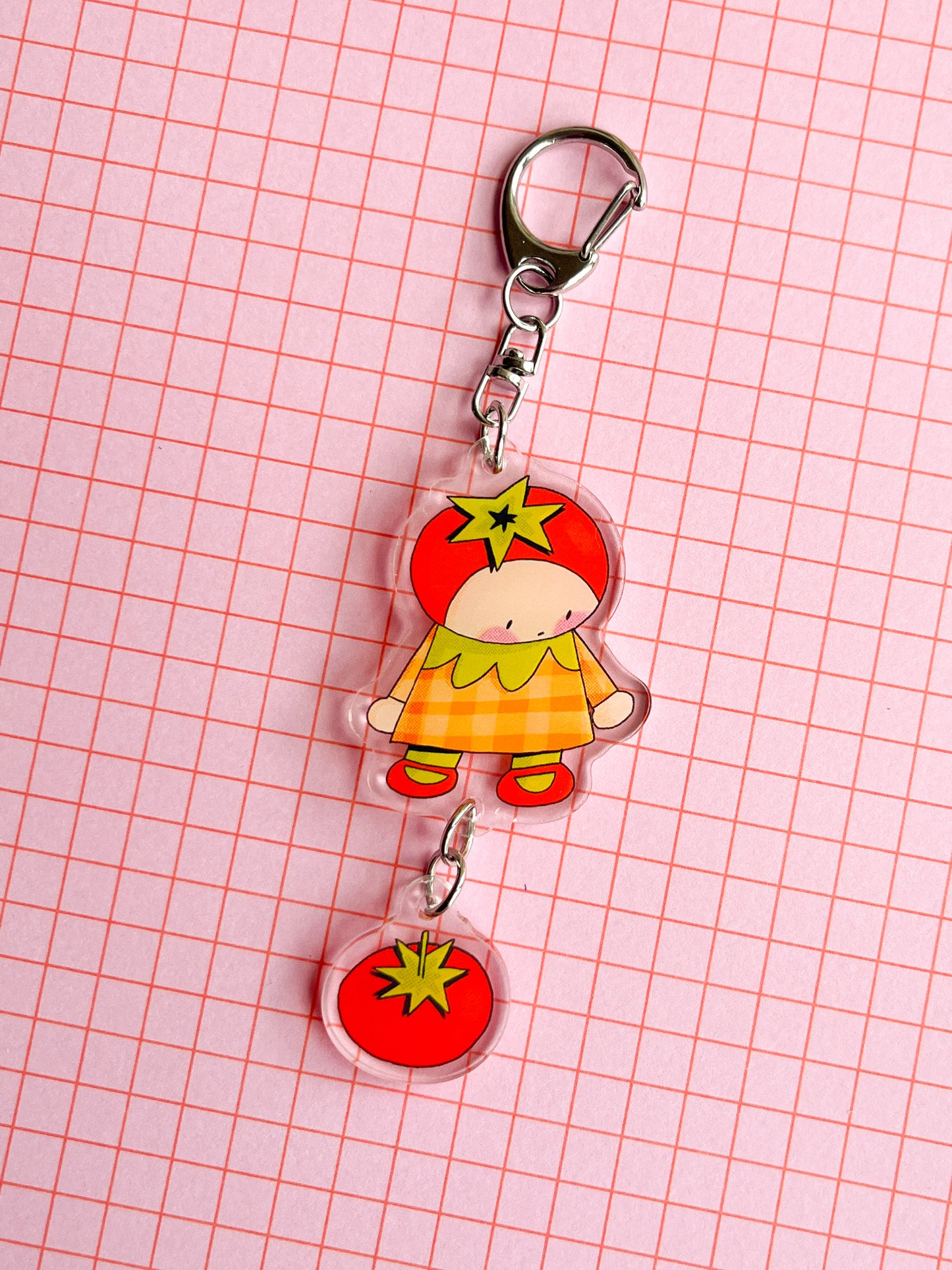 Peanut the Tomato - Acrylic Keychain