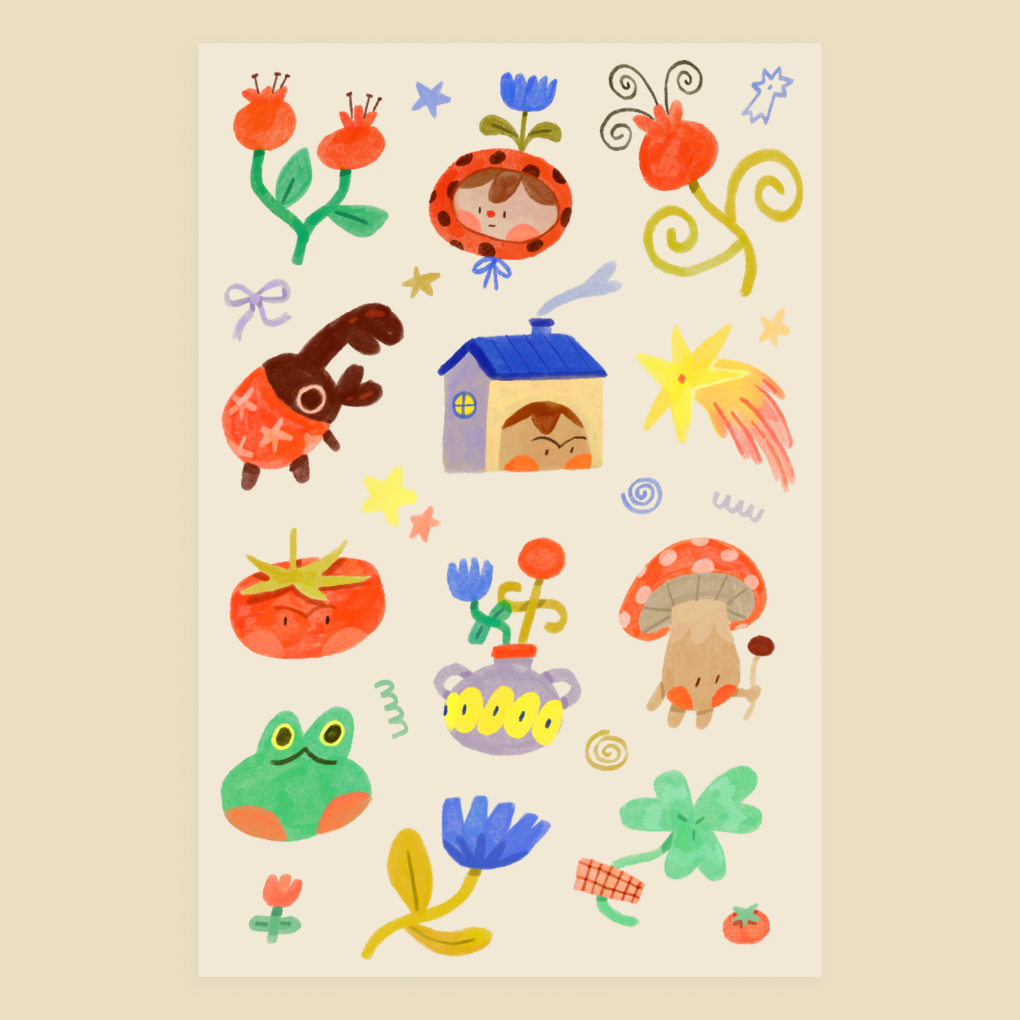 *NEW IN* washi sticker sheet