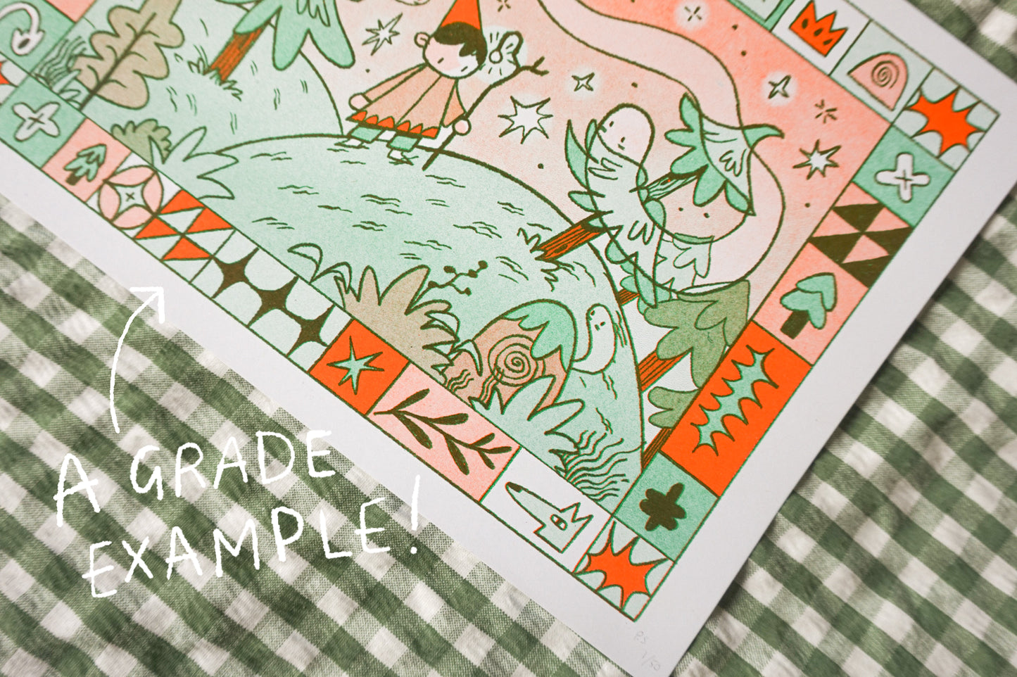 Spirit Forest - Risograph Print