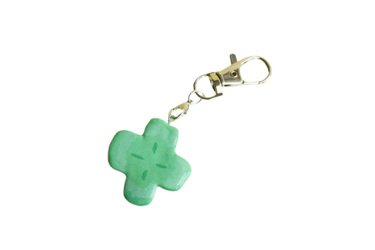 Lucky Clover Handmade Keychain