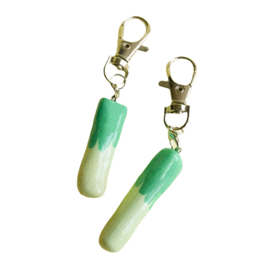Spring Onion Handmade Keychain