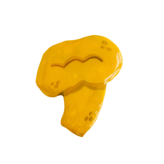 Chanterelle Clay Magnet