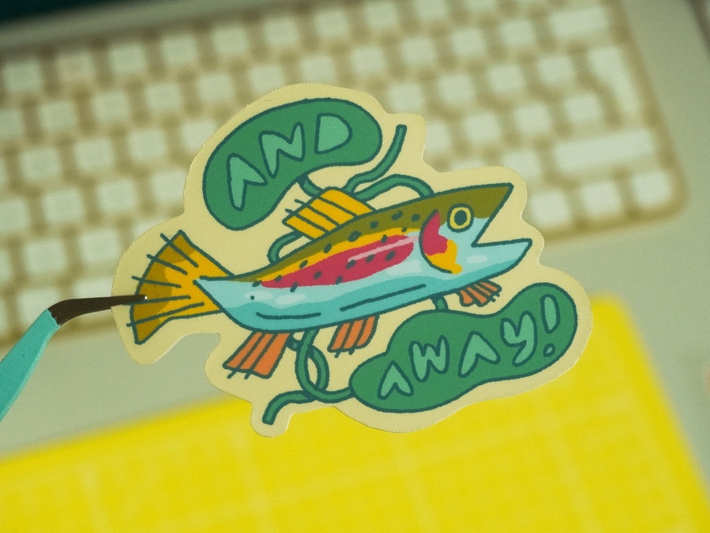 *NEW IN* And Away Sticker