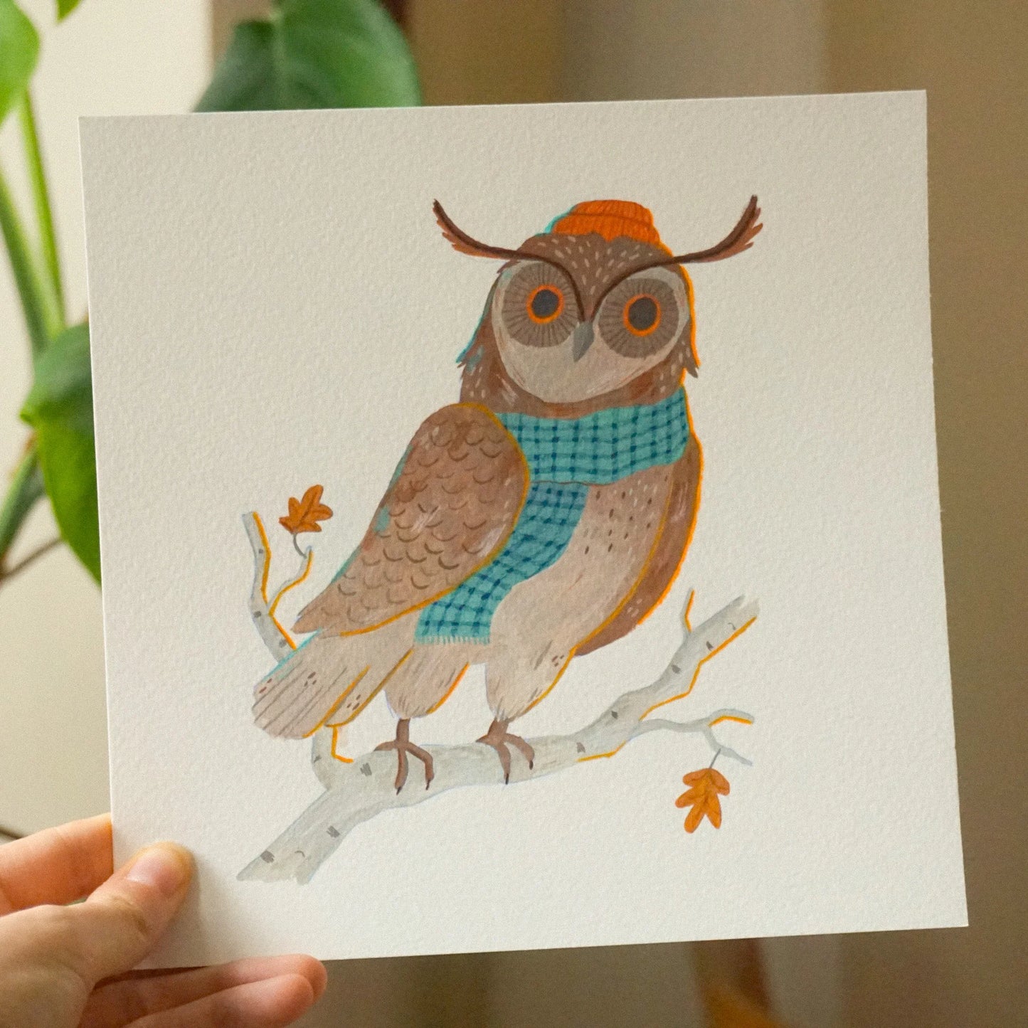 Peachtober Original - Owl