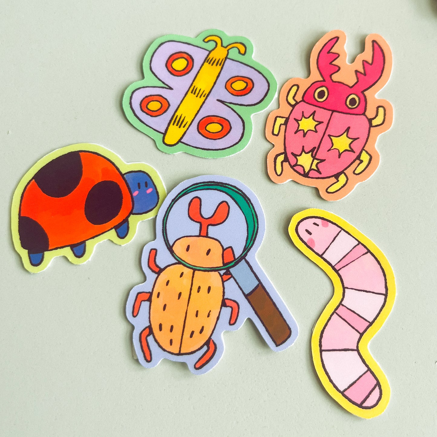 Bug Catcher Vinyl Sticker Pack