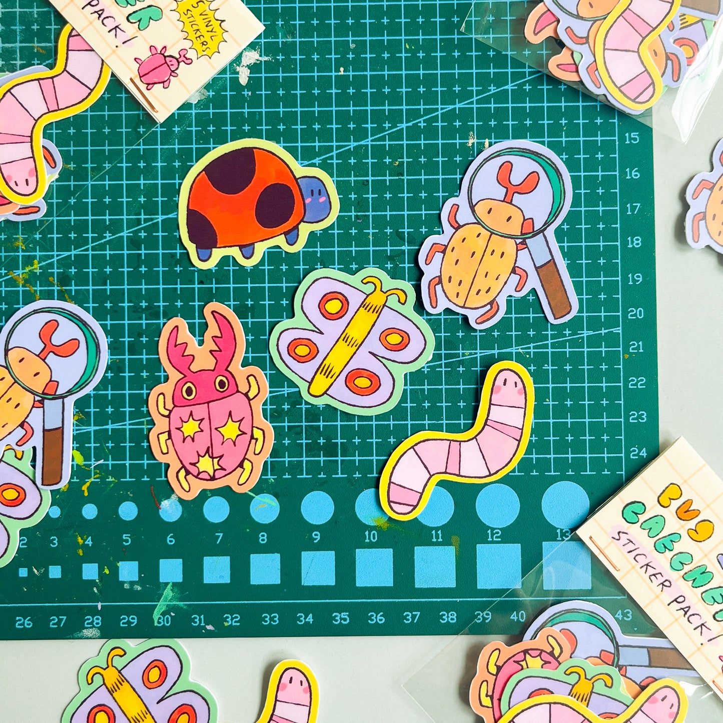 Bug Catcher Vinyl Sticker Pack