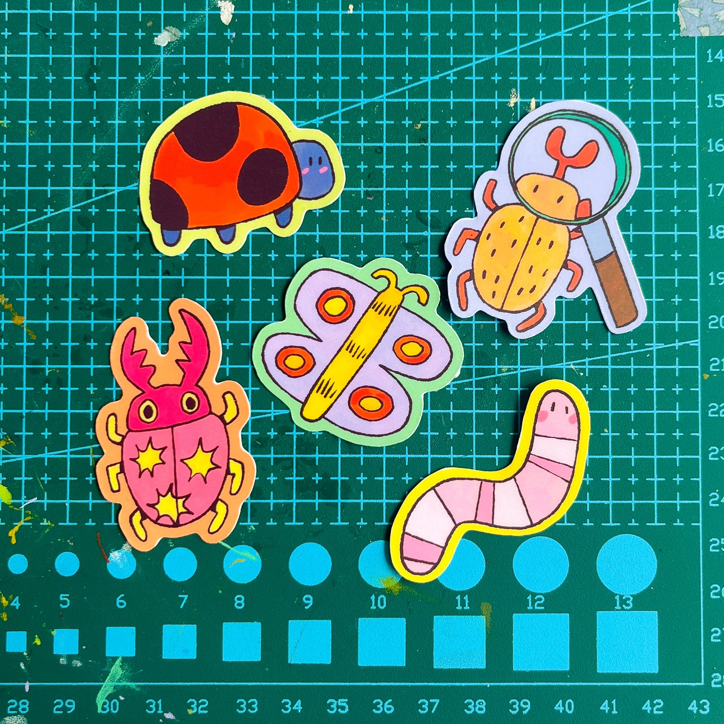 Bug Catcher Vinyl Sticker Pack