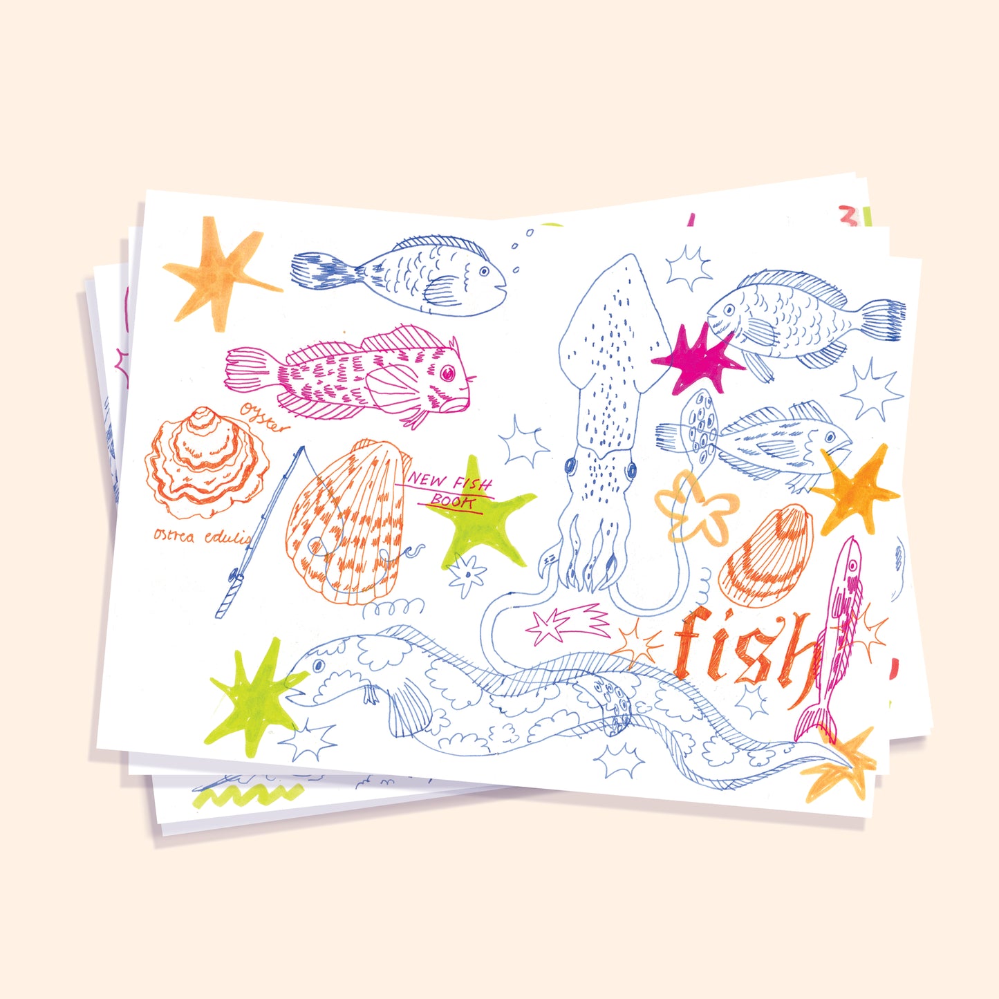 Sketchbook Postcard Print (Set of 3 or Individual)