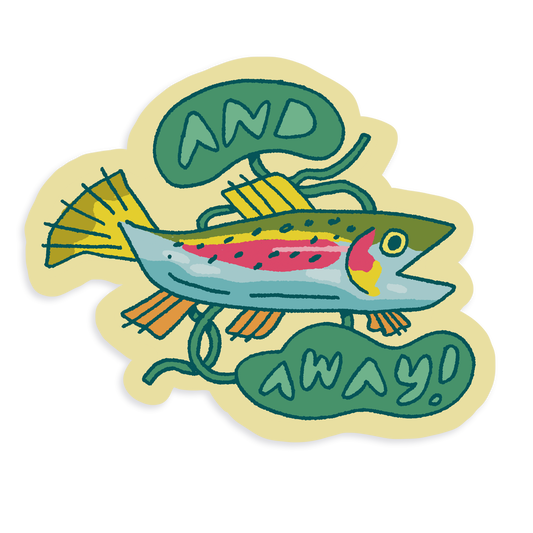 *NEW IN* And Away Sticker