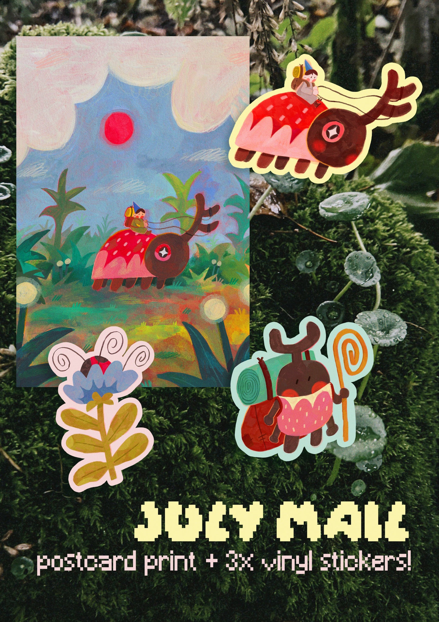monthly print and sticker mail club