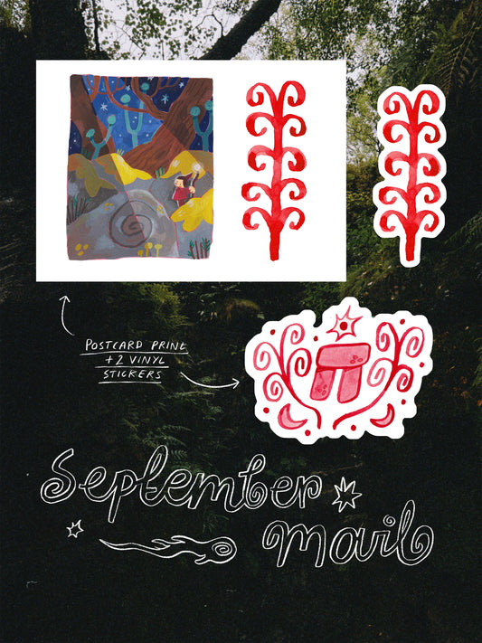monthly print and sticker mail club